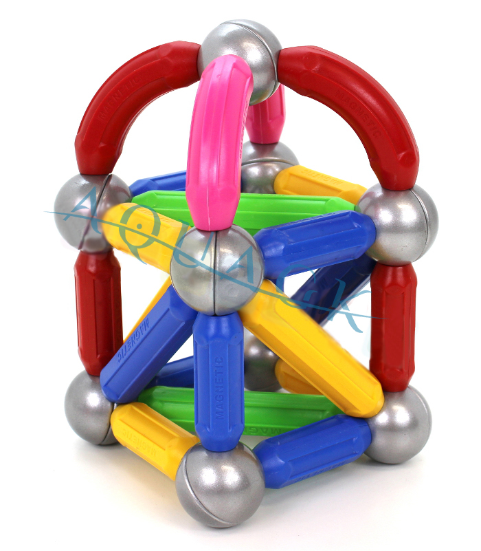  Magnetbaukasten Magnetformen Magnetspielzeug Magnetspiel für Kleinkind Bildidee 